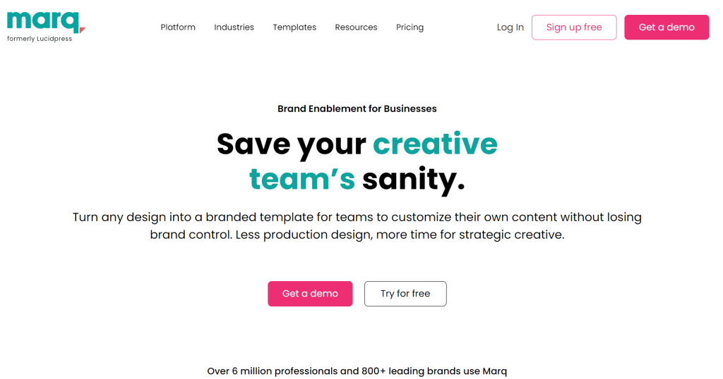 Lucidpress (Now Marq)